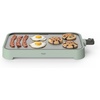 image:imageMartha Stewart 12 x 22 Electric Griddle XL Ceramic NonstickFlat Top Cooking Surface Adjustable Temperature Dial Drip Tray Dishwasher Safe 1500W Fast Even Heating Pancakes amp Eggs Linen CreamHoneydew Green